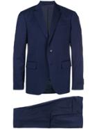 Versace Brocade Two-piece Suit - Blue