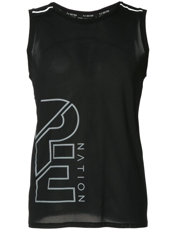 P.e Nation Surge Tank Top - Black