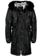 Philipp Plein Multiple Zipped Parka-coat - Black