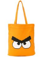 Mostly Heard Rarely Seen 8-bit Angry Tote - Orange