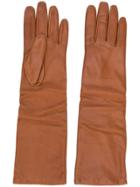 P.a.r.o.s.h. Three-quarter Length Gloves - Brown
