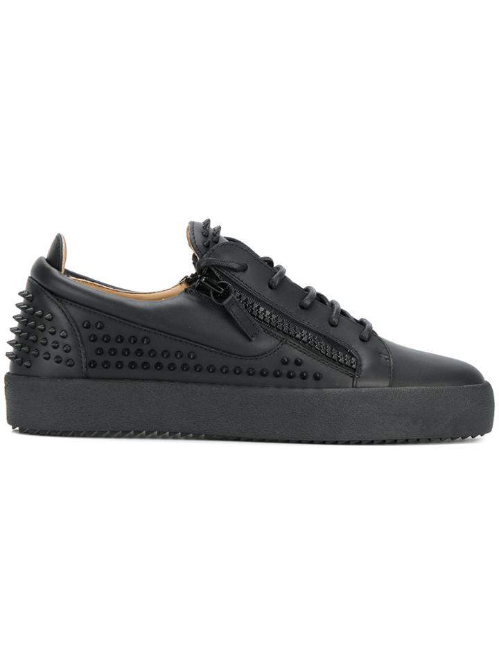 Giuseppe Zanotti Design Frankie Stud Low-top Sneakers - Black