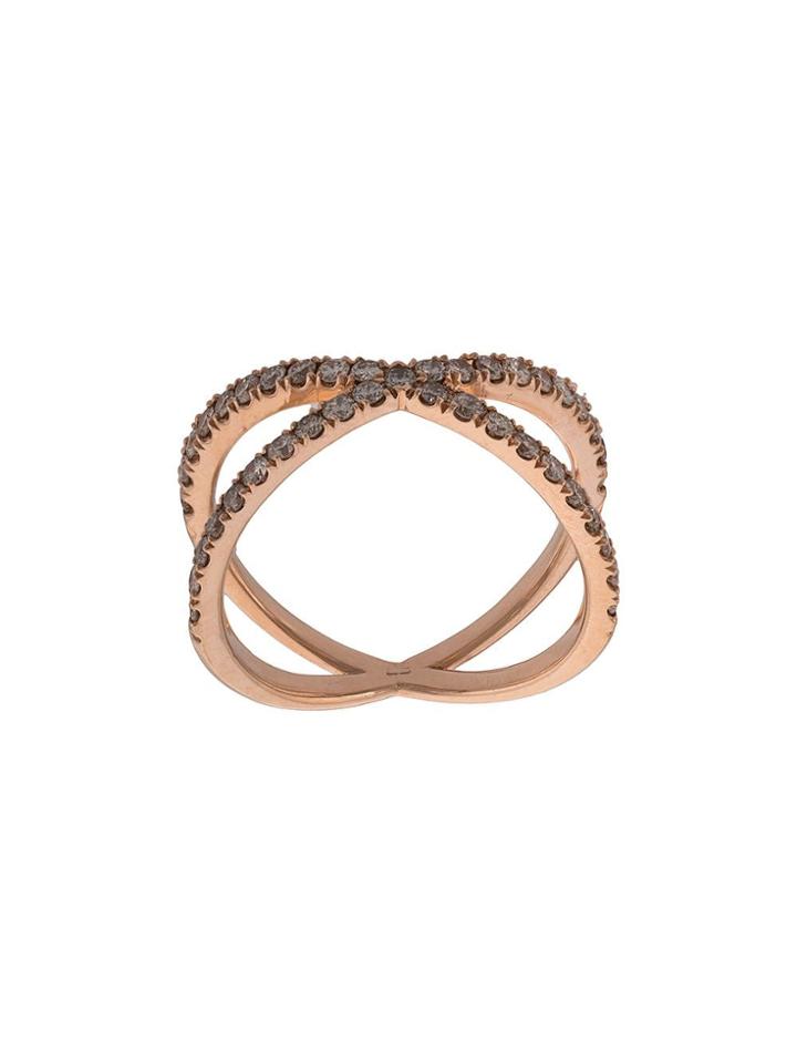 Eva Fehren Diamond Double-ring - Gold