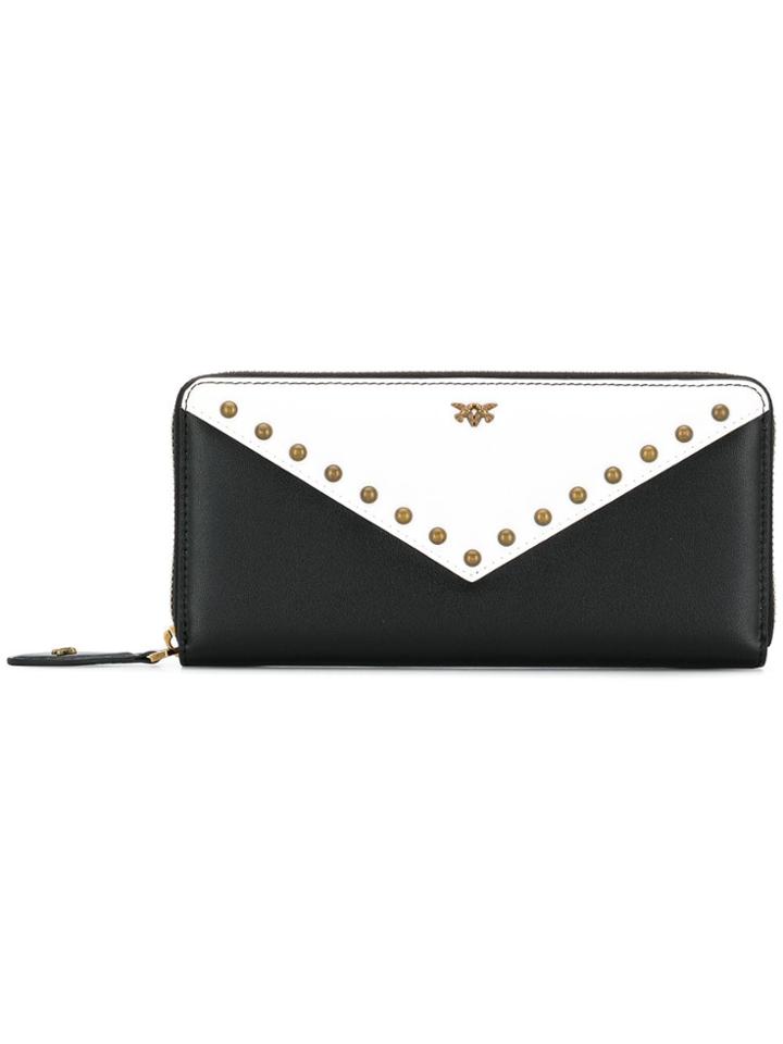 Pinko Studded Logo Wallet - Black
