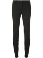 Marc Cain Skinny Stripe Trousers - Black