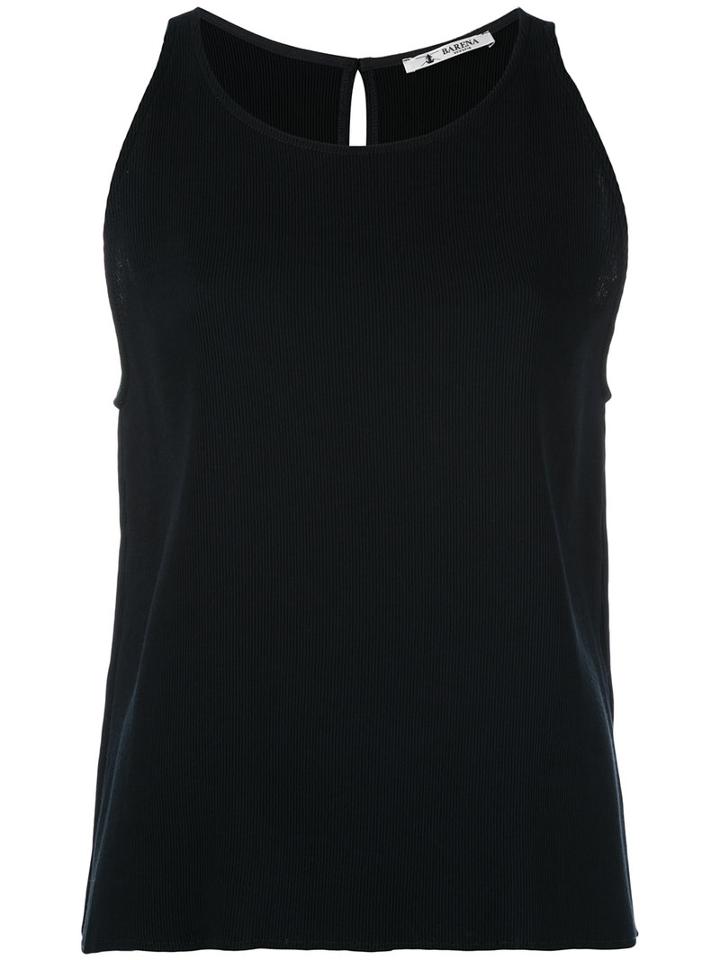 Barena - Sleeveless Top - Women - Cotton/polyamide/viscose - Xs, Blue, Cotton/polyamide/viscose