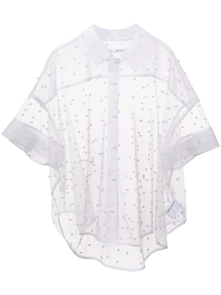 Julien David Pearl Shirt - White