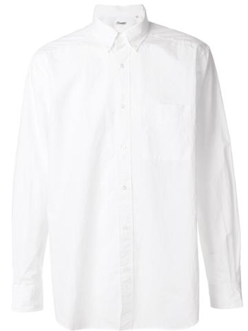 Camoshita United Arrows Button Down Slim Fit Shirt - White
