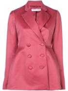 Marina Moscone Double Breasted Blazer - Pink