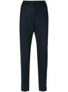 Max Mara - Straight-leg Trousers - Women - Spandex/elastane/virgin Wool - 42, Blue, Spandex/elastane/virgin Wool
