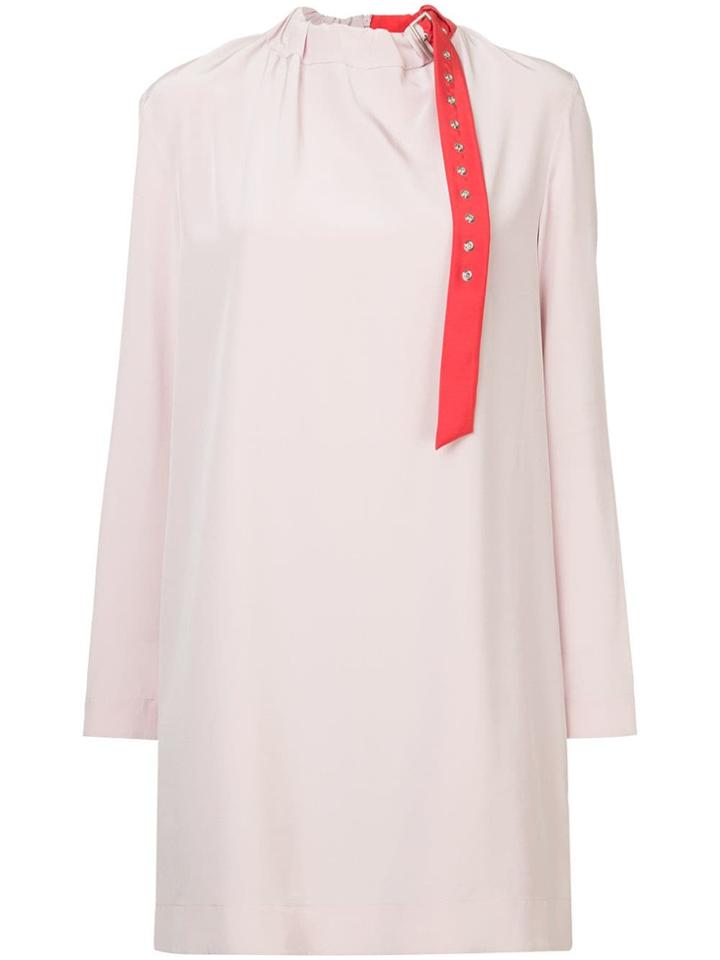 Tibi Colour Block Shift Dress - Pink