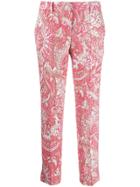 Dolce & Gabbana Jacquard Printed Trousers - Pink