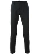 Dsquared2 Skinny Fit Trousers, Men's, Size: 44, Black, Polyester/spandex/elastane/viscose/virgin Wool