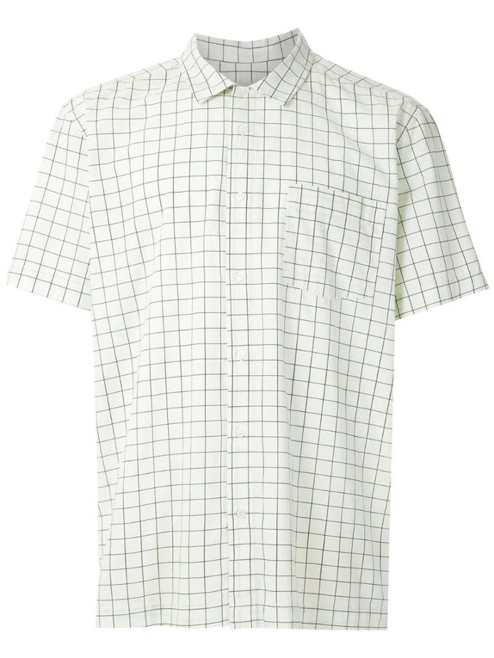 Osklen Checked Long Sleeves Shirt - White