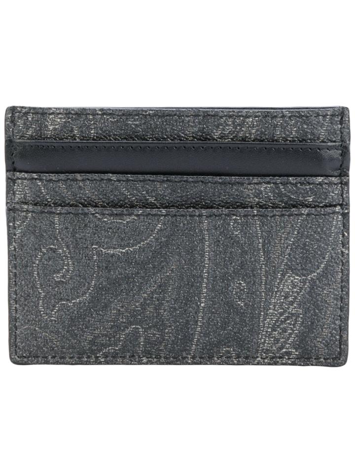 Etro Printed Cardholder - Black
