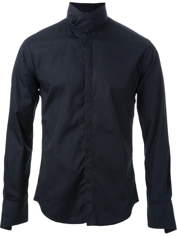 Strateas Carlucci Wrap Collar Shirt