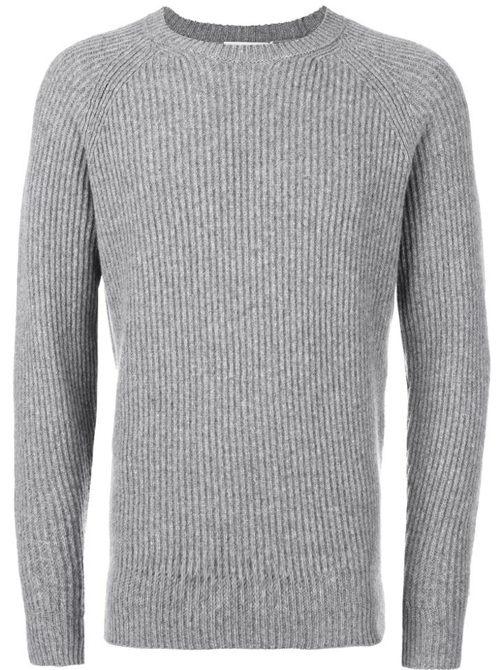 Closed Cable Knit Jumper - Grey