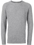 Closed Cable Knit Jumper - Grey