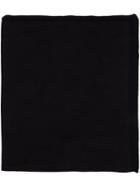 Label Under Construction Square Beanie Hat, Men's, Black, Silk/cashmere