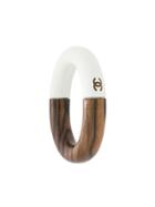 Chanel Vintage Logo Summer Bangle - Brown