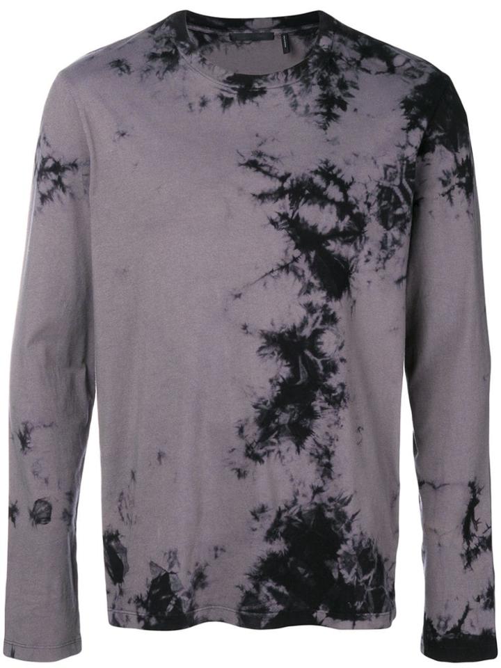 Helmut Lang Tie Dye Tee - Grey