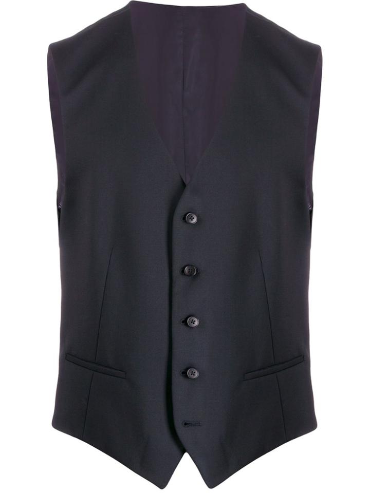 Z Zegna Classic Waistcoat - Blue