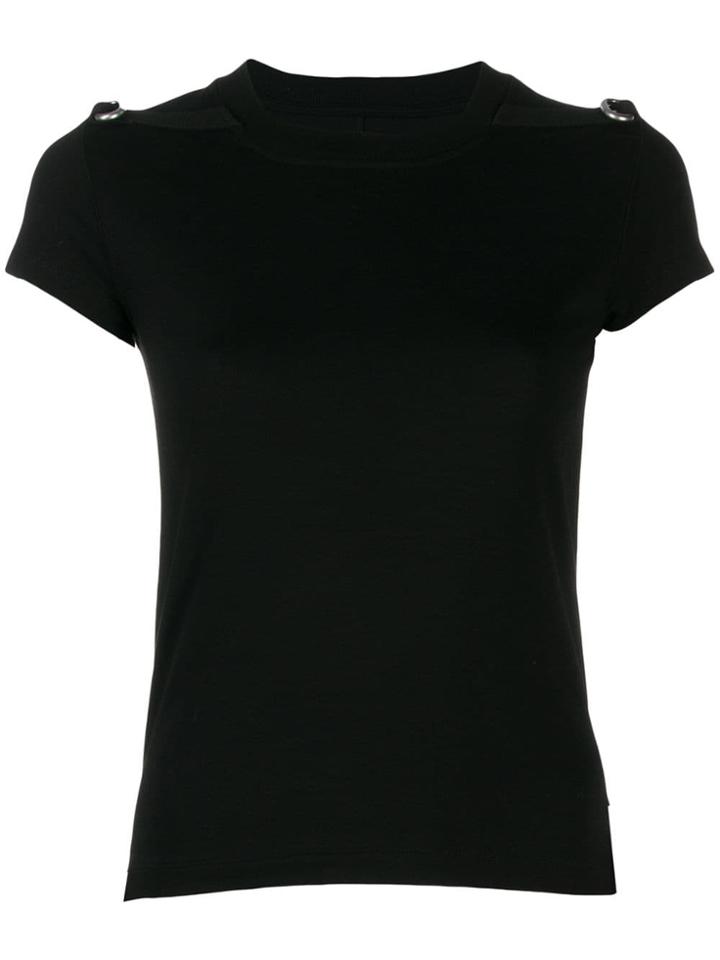 Rick Owens Buckle T-shrt - Black