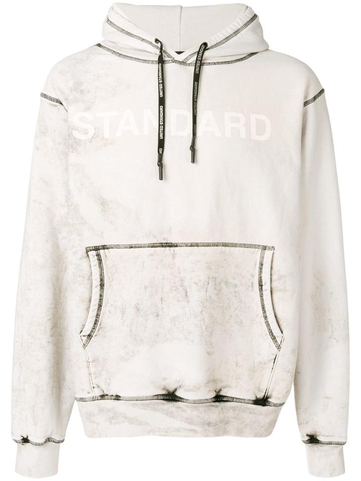 United Standard Overbranded Hoodie - Nude & Neutrals