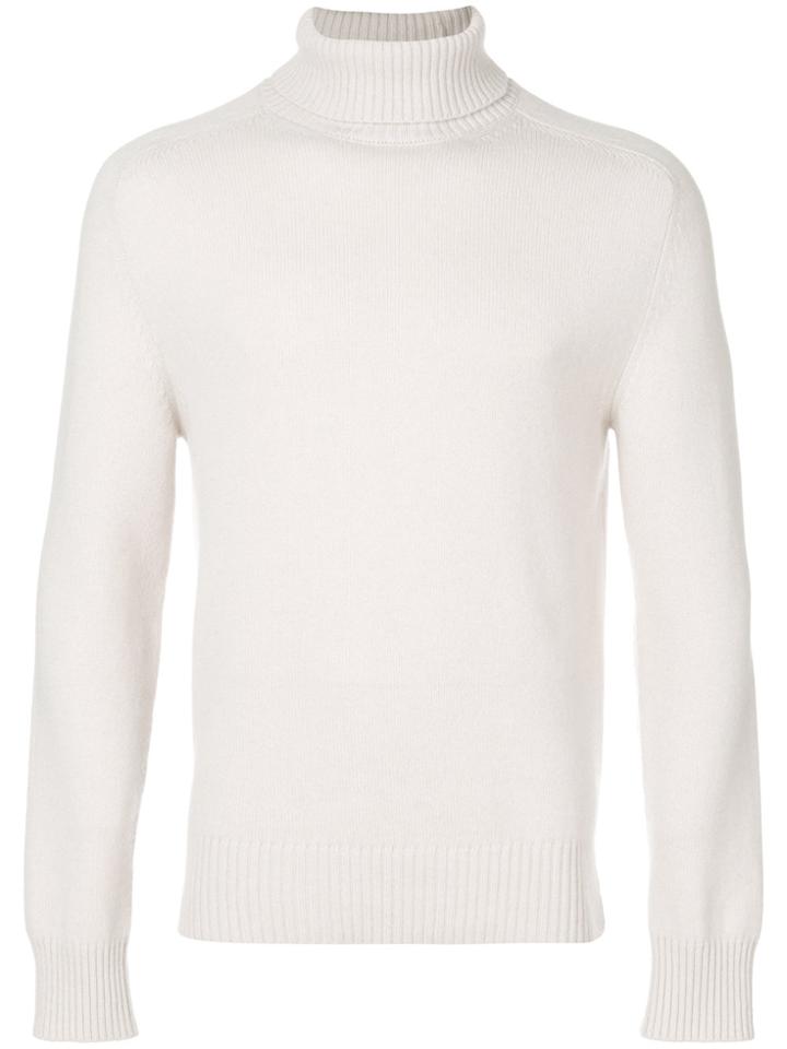 Tomas Maier Cashmere Turtleneck - Nude & Neutrals