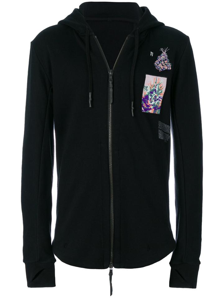 11 By Boris Bidjan Saberi Printed Hoodie - Black
