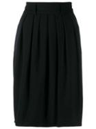 Jil Sander Pre-owned '1990s Pleated Skirt - Black