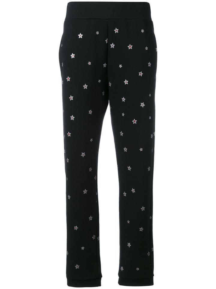 Christopher Kane Printed Joggers - Black