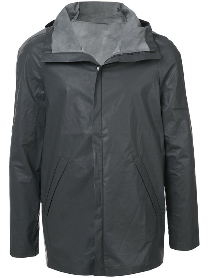 Label Under Construction Water Resistant Front Zip Jacket - Black