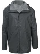 Label Under Construction Water Resistant Front Zip Jacket - Black