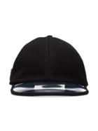 Prada Pvc Brim Logo Cap - Black