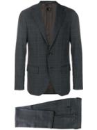 Caruso Checked Suit - Multicolour