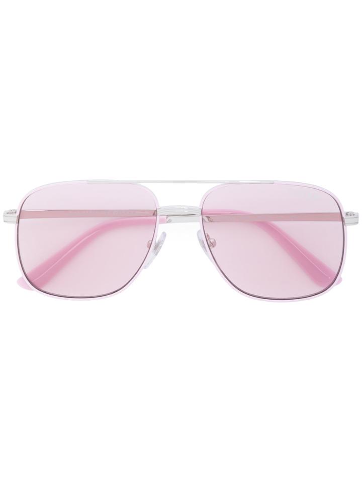Vogue Pink And Silver Aviators - Pink & Purple