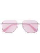 Vogue Pink And Silver Aviators - Pink & Purple