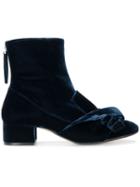 Nº21 Bow Embellished Boots - Blue