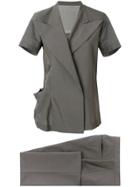 Yohji Yamamoto Vintage Short Sleeved Kimono Suit - Grey