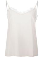 Anine Bing Lace Insert Cami Top - Nude & Neutrals