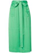 See By Chloé Belted Midi Skirt - Green