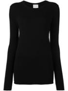 Laneus Crew Neck Jumper, Women's, Size: Small, Black, Polyamide/viscose/cashmere