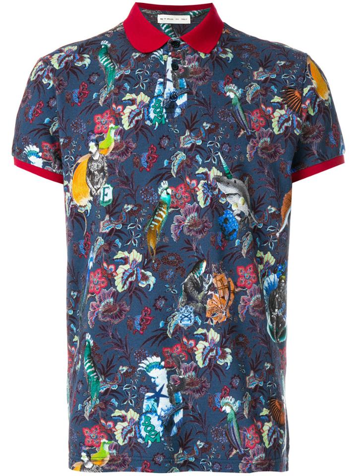 Etro Floral Polo Shirt - Multicolour