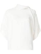 Iro Cut-out Tie Fastening Blouse - White