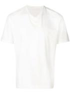 Issey Miyake Slim V-neck T-shirt - White