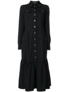 Alberta Ferretti Belted Shirt Dress - Black