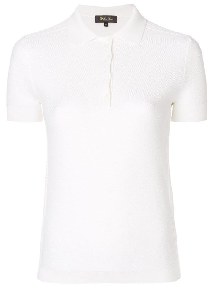 Loro Piana Short-sleeve Polo Top - Neutrals