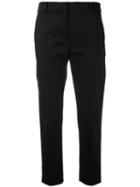 Max Mara - Pau Cropped Trousers - Women - Cotton/spandex/elastane - 50, Black, Cotton/spandex/elastane