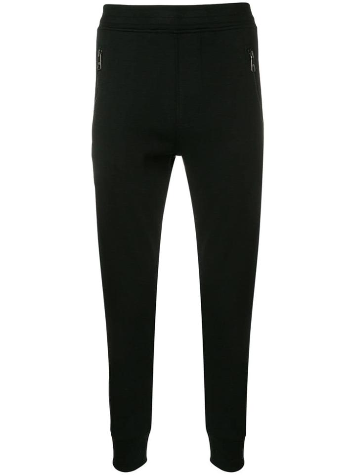 Neil Barrett Contrast Side Panel Track Trousers - Black